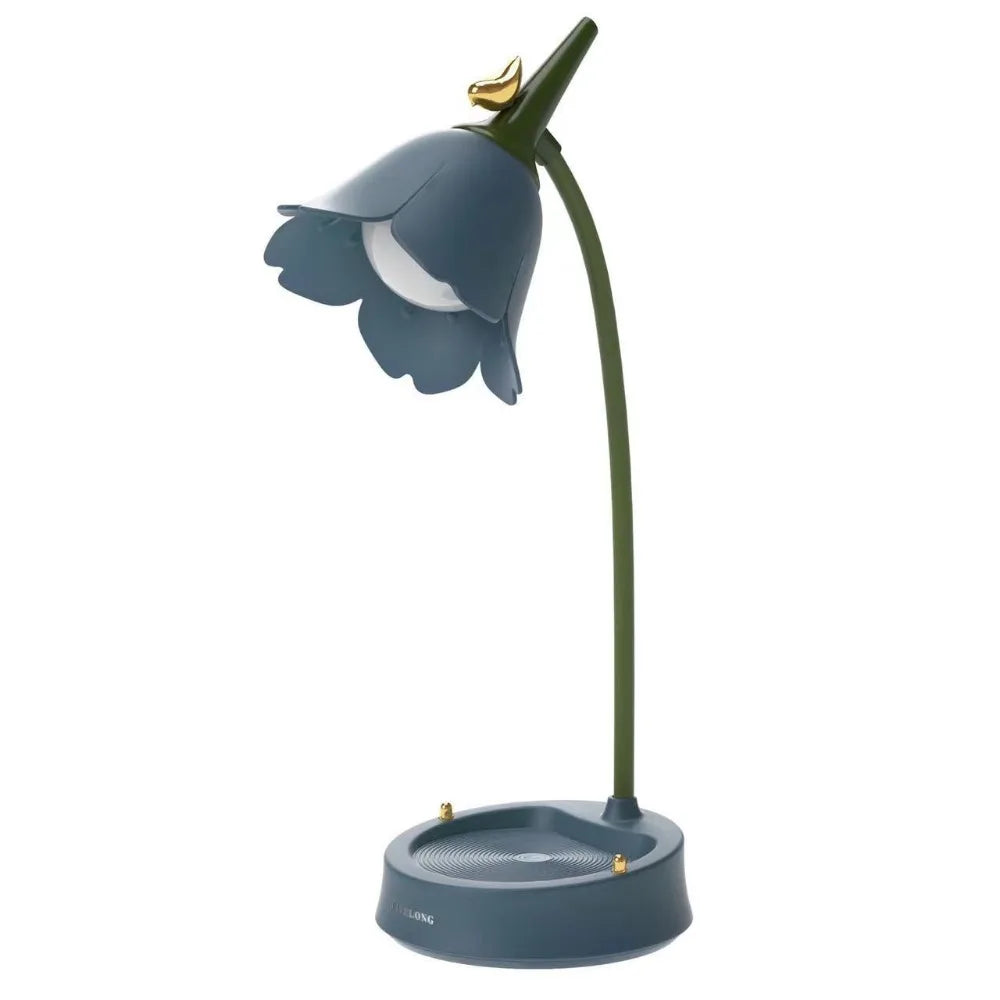 Flower LED Desk Lamp | Touch Dim, 3 Colors, USB Rechargeable