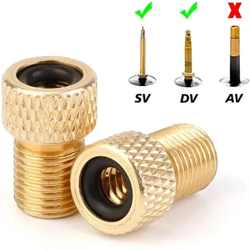 2/8/16Pcs Bicycle Valve Adapter Cap Presta To Schrader Adapter French Valve Bike Nozzle Inflator Nipple Mtb Bicycle Accessories Oasis Select