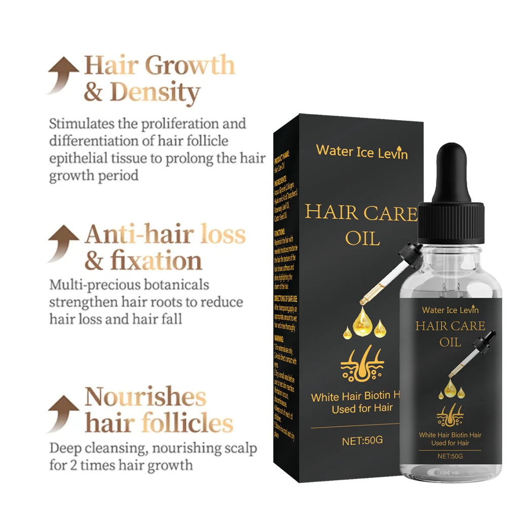 Biotin Hair Oil – Rosemary, Castor Oil & Collagen for Shine Hair Treatment Oil Oasis Select