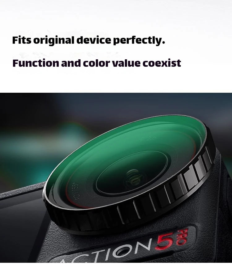 JSR Lens Filters for DJI Osmo Action 5 Pro/4/3 – UV CPL ND Set