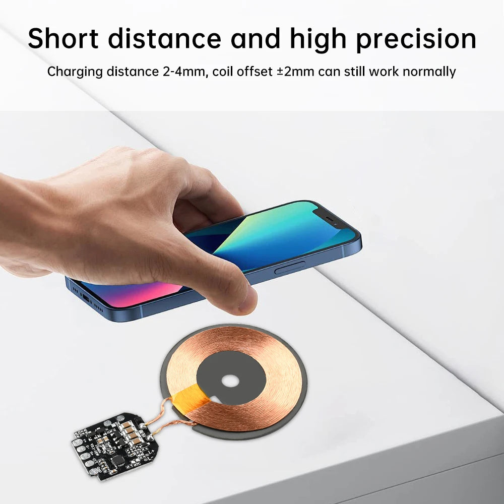 15W Wireless Charging Module Transmitter PCBA Wireless Charger Motherboard Magnetic Wireless Charging Motherboard + Coil Oasis Select
