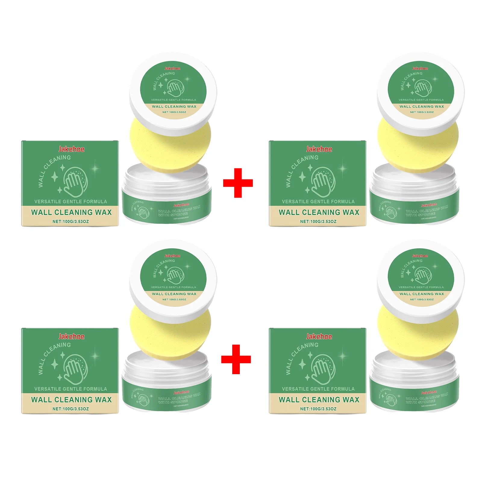 Wall Cleaning Wax for Household Wall Remove Crayon Grease and Scuff Marks Multi-purpose Wall Stain Remover for Home Cleaning Oasis Select 4pcs