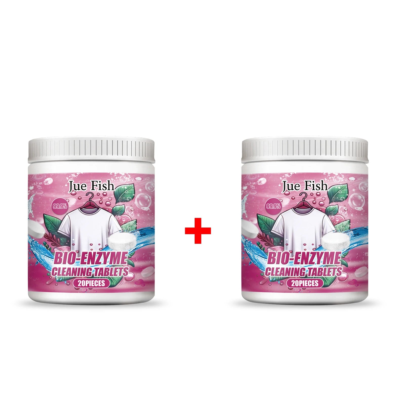 Bio Enzyme Cleaning Tablets Strong Decontamination Remove Stubborn Dirt Prevent Clothing Fading Whitener Clothing Stains Remover Oasis Select 2 X 20pcs