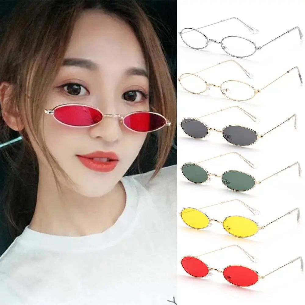 Retro Men and Women Accessories Eyeglasses Sun Glasses Vintage Shades Oval Sunglasses Oasis Select