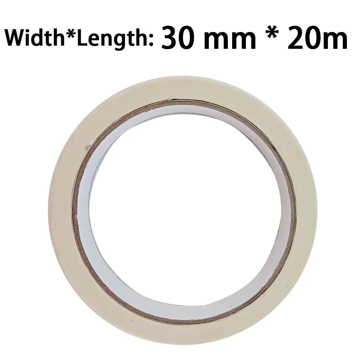 20m High-Temp Masking Tape – Writable, Tearable & Strong Hold