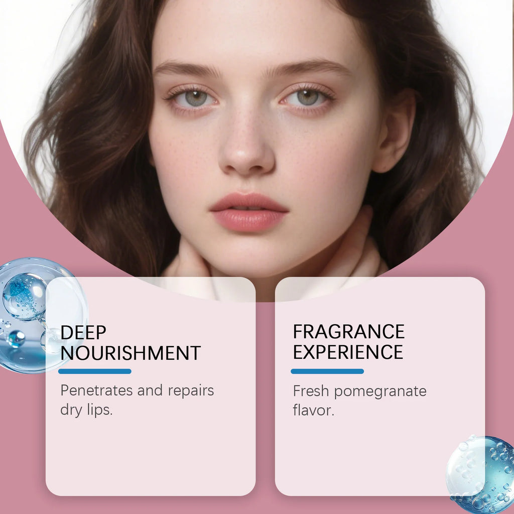 Lip Mask Overnight Moisturizing Lips Butter Balm with Hyaluronic Acid Smooth Lips Lines Anti-Cracking Exfoliating Dry Lips Care Oasis Select