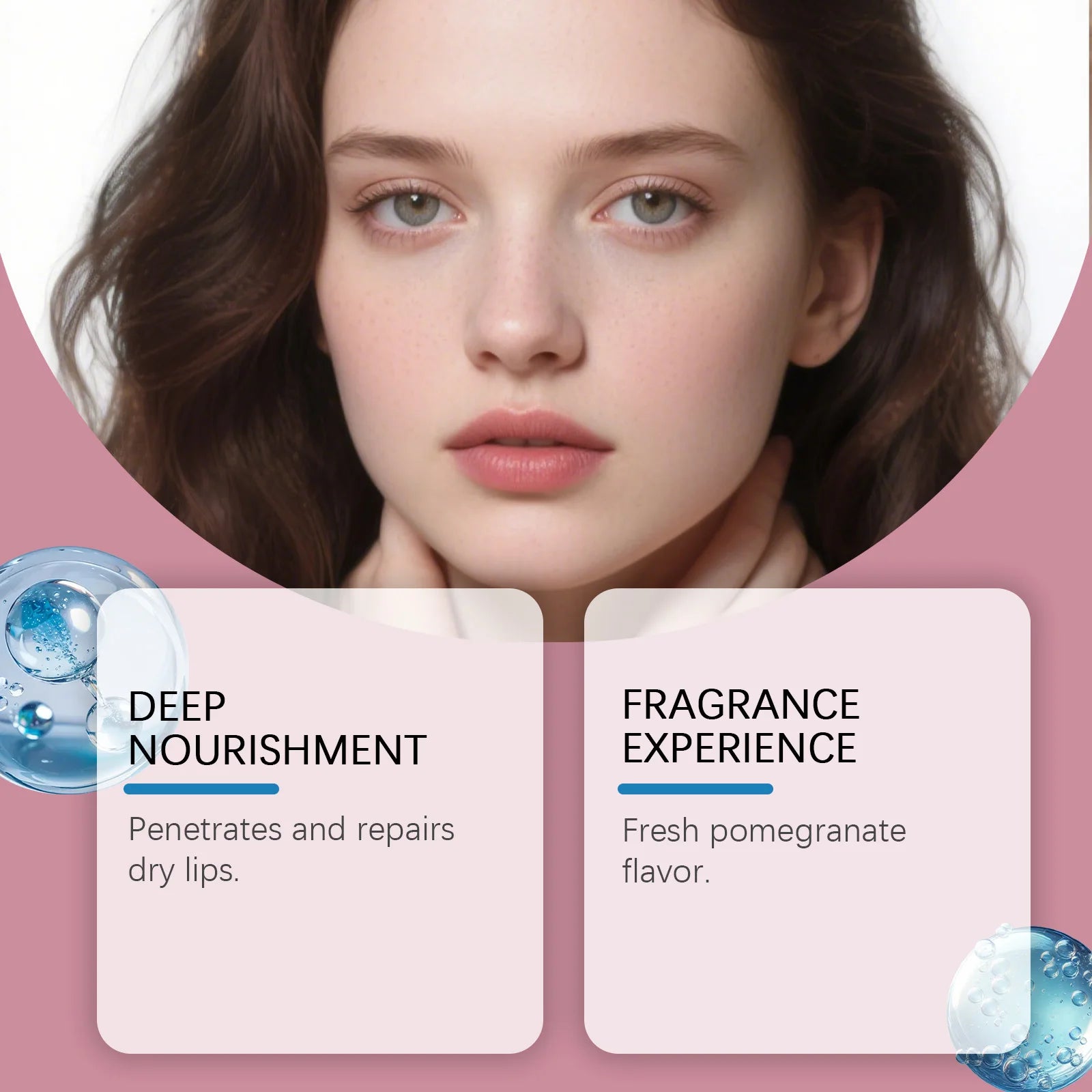 Lip Mask Overnight Moisturizing Lips Butter Balm with Hyaluronic Acid Smooth Lips Lines Anti-Cracking Exfoliating Dry Lips Care Oasis Select