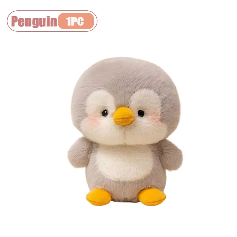 1-5PCS Desk Companion Plush Doll Cute Stuffed Animal for Table Decor Study Buddy Birthday Gift Room Ornament Kawaii Oasis Select Penguin-1PC