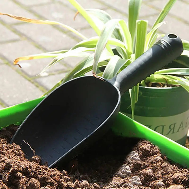 Garden Spade Shovel Garden Shovel PP Soil Shovel Flat Shovel Potted Flower Garden Tool Handheld Shovel for Planting Digging Oasis Select