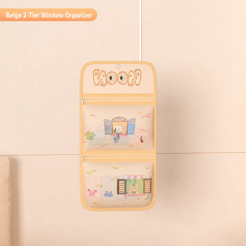 Hanging Mesh Storage Bag – Cartoon Closet Organizer