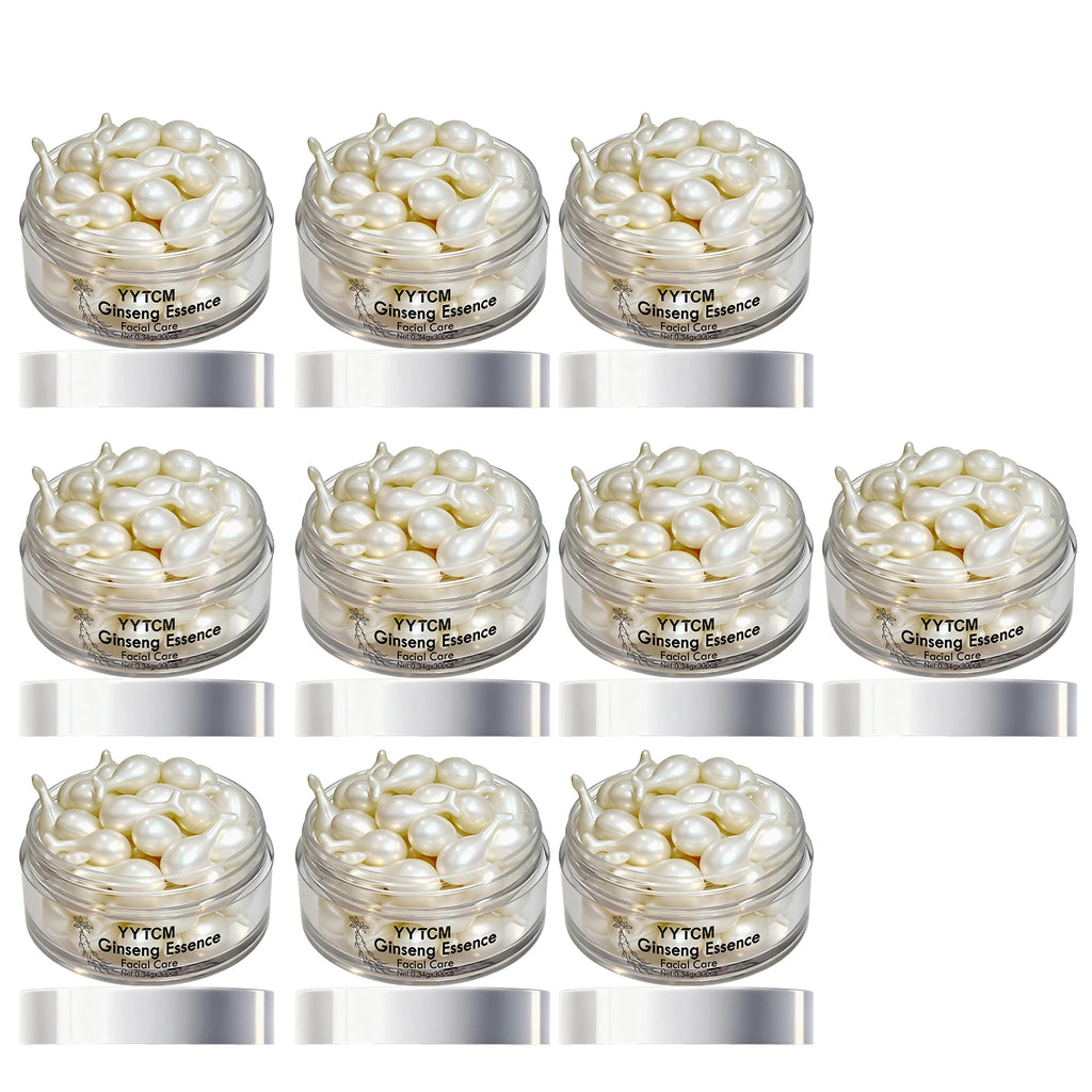 Ginseng Essence Capsules – Squalane, Niacinamide & Retinol Face Serum Capsules Oasis Select 10 Bottles