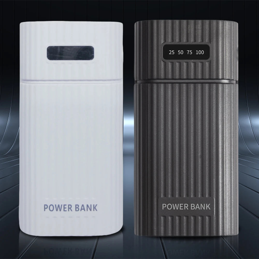 Power Bank Case for 18650/21700 Battery Pack No Soldering Fast Charging Charger DIY USB Power Bank for Cellohone Oasis Select