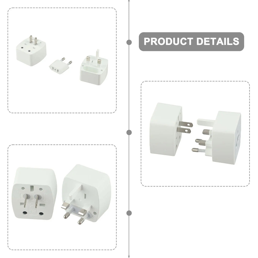 High Power Travel Adapter 6A Electric Adapter Portable Power Solution Stable Power Output Compact And Portable Oasis Select