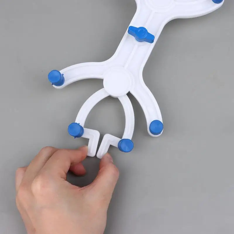 Double Burette Clamp Spring Loaded Plastic Buret Clip Anti-scratch Silicon Grips for Lab Glass Burette Fixing Oasis Select