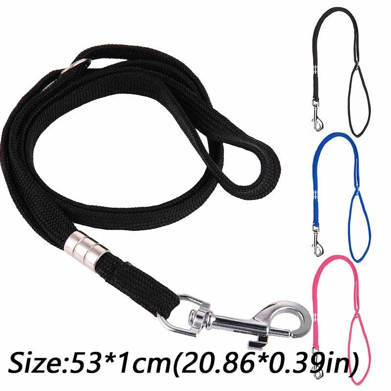 2pcs Adjustable Dogs Leash Pets Noose Loop Lock Clip Rope Cats Grooming Table Accessories Arm Bath Nylon Restraint Ropes Harness Oasis Select