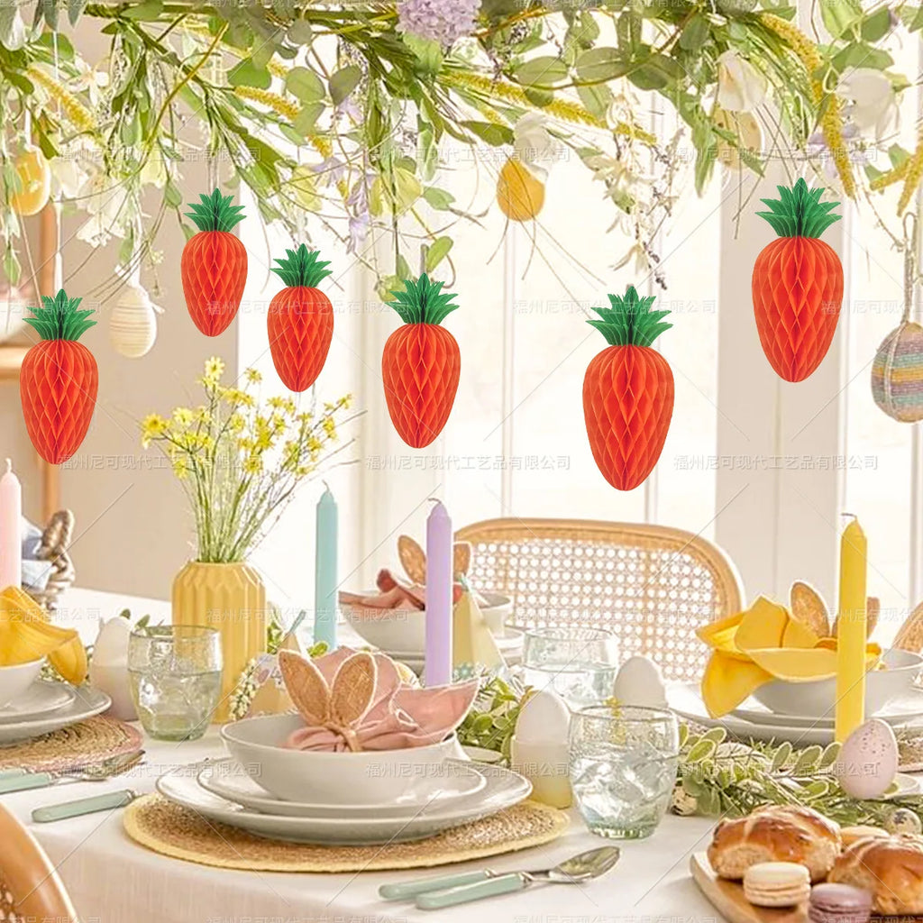 Carrot Hanging Ornaments Easter Themed Party Decorations Hanging Ornaments Kindergarten Classroom Atmosphere Decoration Supplies Oasis Select