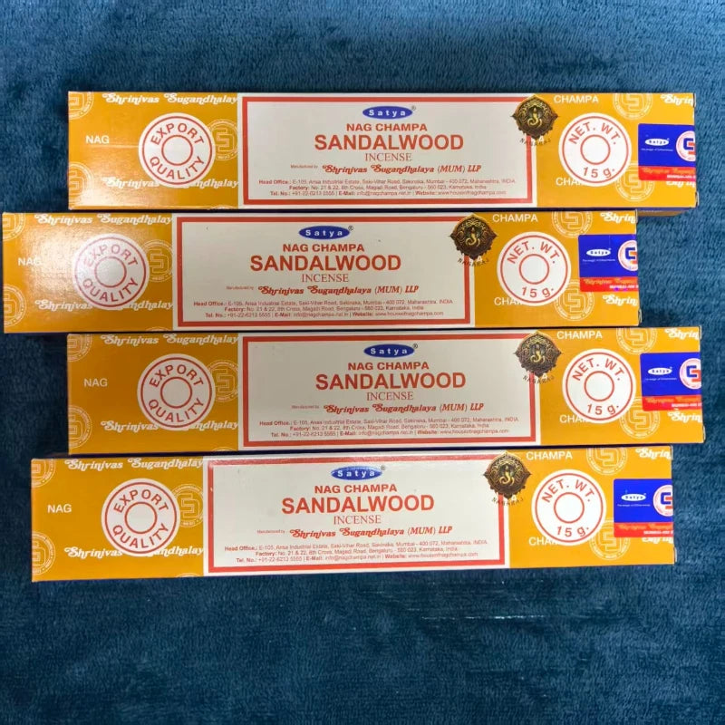 4 Boxes MONEY MATRIX Incense Sticks Mixed Flavor Satya Handmade