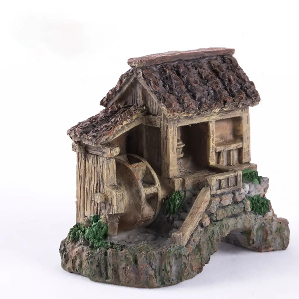 Resin Miniature Figurine House Model | Bonsai & Home Decor