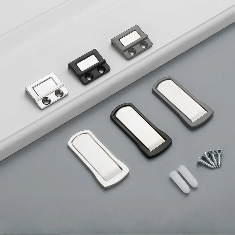 Non Perforated Ultra-thin Invisible Minimalist Suction Suitable for Extremely Narrow Framed Glass Doors Household Door Suction Oasis Select