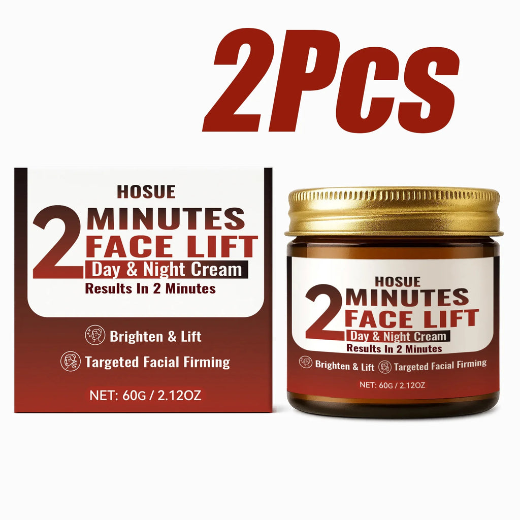 Facial Lift Day & Night Cream – Retinol, Collagen & Hyaluronic Anti-Aging Face Cream Oasis Select 2 x 60g Boxed