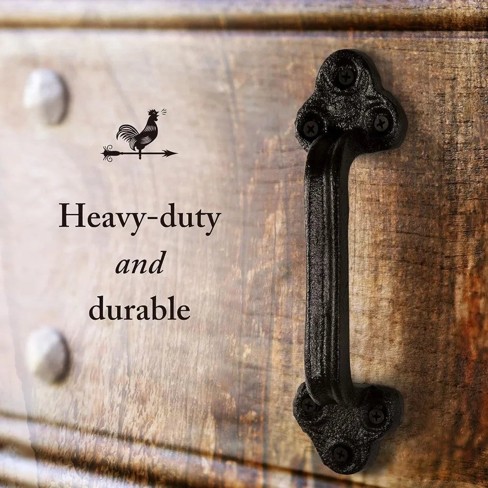 Halloween Christmas Castle European retro grand garden courtyard cast iron craft door handle home decoration wall decoration Oasis Select