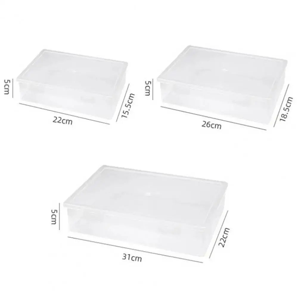 1Pcs School Home Office Supplies Document Storage Container Multifunctional Transparent A4 A5 File Organizer Plastic Oasis Select
