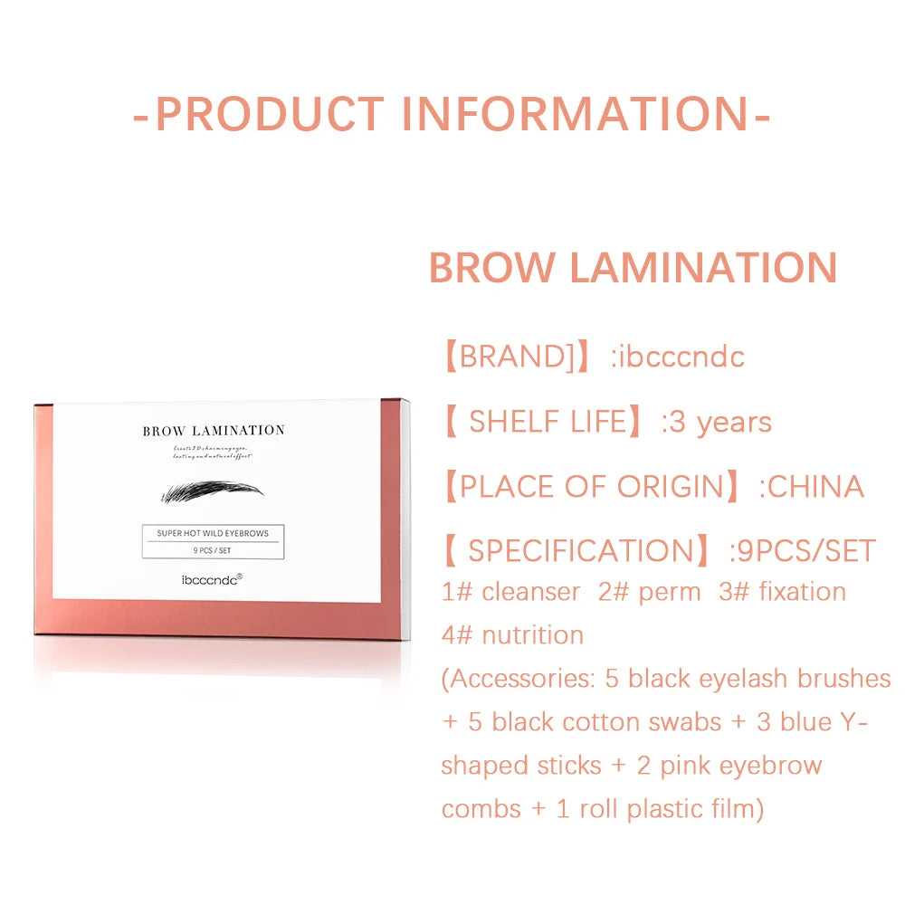 Hot Brow Lift Perming Eyebrow Lifting Brow Lamination Kit With Cling Film Nutrition Keratin Perming Lotion For Home Use Kit Oasis Select
