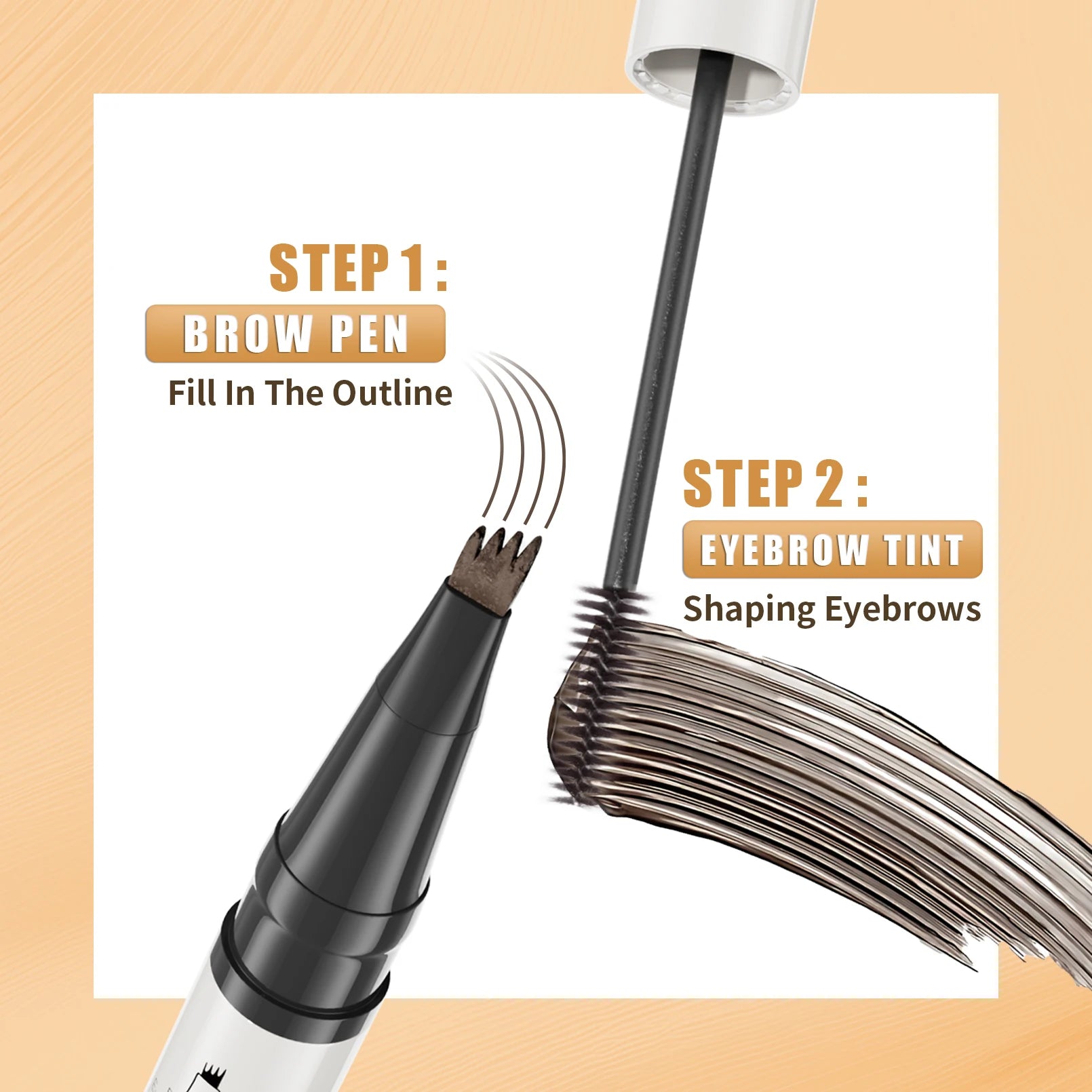 Hello Kiss 4D Microblading Eyebrow Pen – Waterproof Liquid Brow