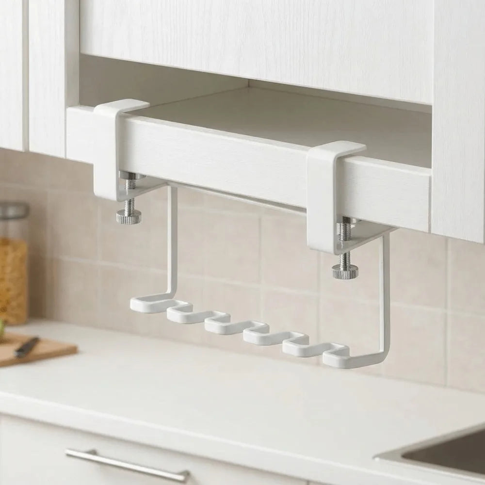 Wall-Mounted Toothbrush & Razor Holder | No-Drill Carbon Steel