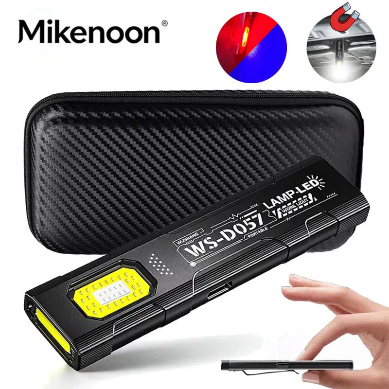 Mikenoon Mini COB LED Keychain Flashlight | Rechargeable EDC
