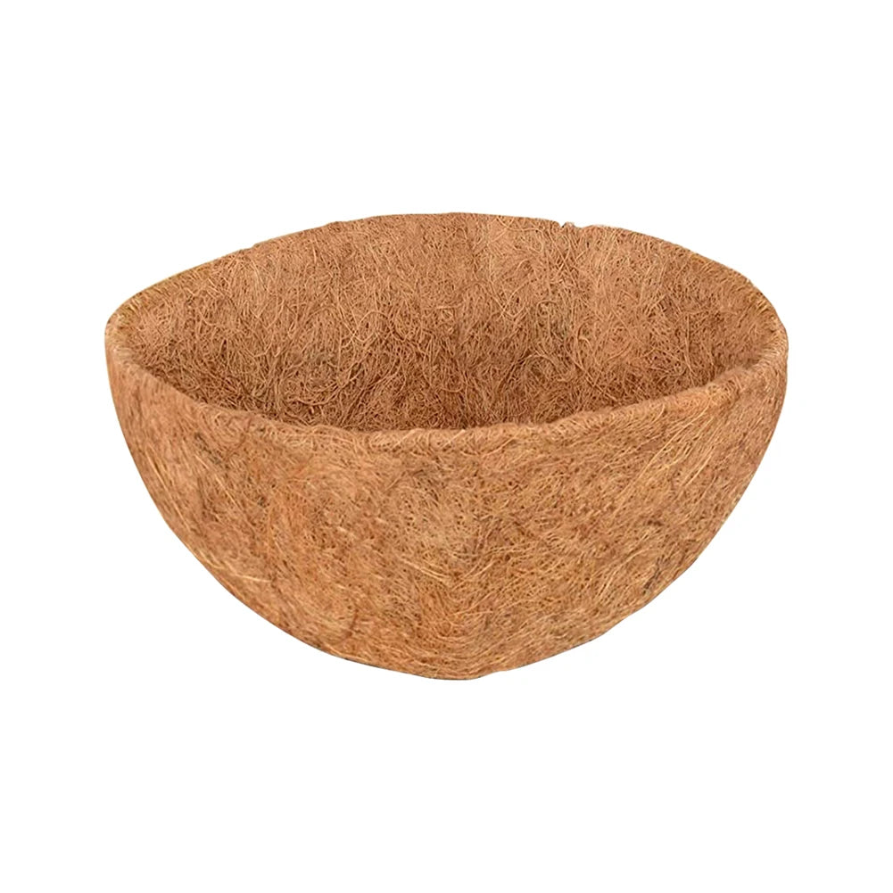 Coconut Fiber Basket Liners 8–16 Inch | Round Hanging Planters Basket Planter Liner Oasis Select