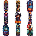 9-Piece Waterproof Temporary Tattoo Stickers – Ghost & Witch