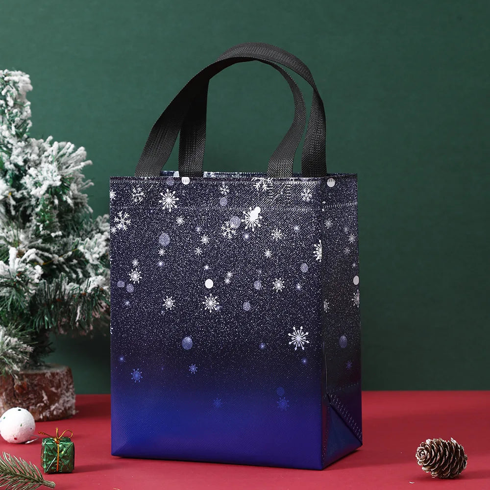 Christmas Non-Woven Gift Bags | Festive Holiday Tote
