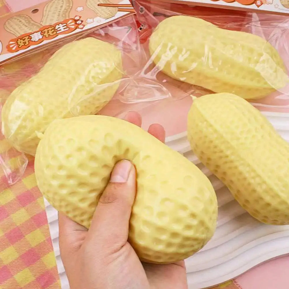 Peanut Stress Relief Squeeze Toy – ADHD & Autism Sensory Tool