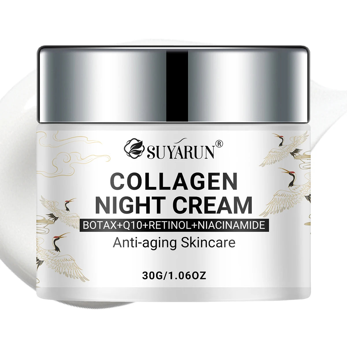 SUYARUN Night Repair Cream – Collagen, Niacinamide & Ginger Night Repair Cream Oasis Select 30g