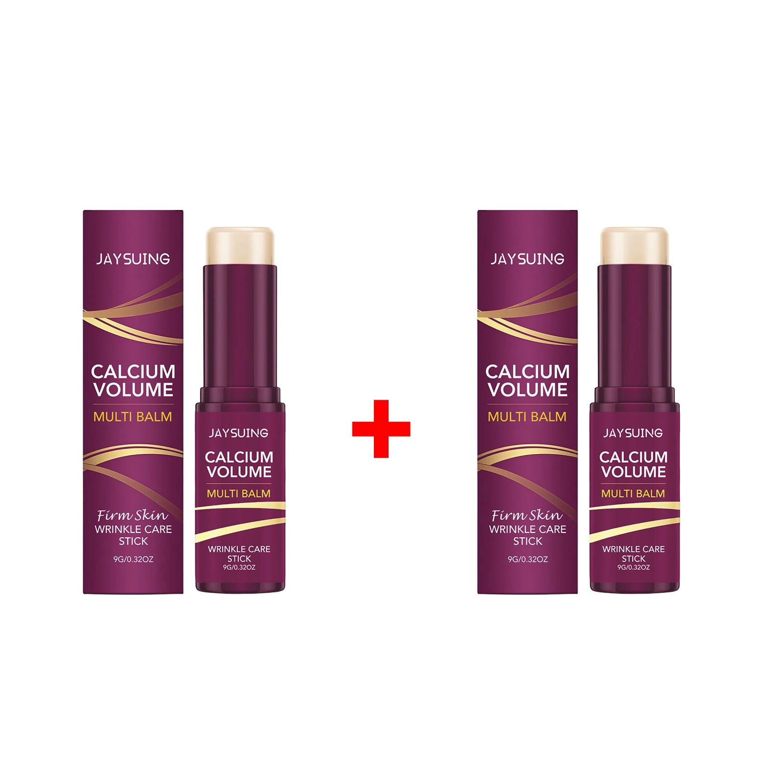 Calcium Volume Multi Balm Stick Hydrating, Moisturizing & Nourishing for Face Fade Fine Lines Infused Pre-Makeup Face Skincare Oasis Select 2pcs