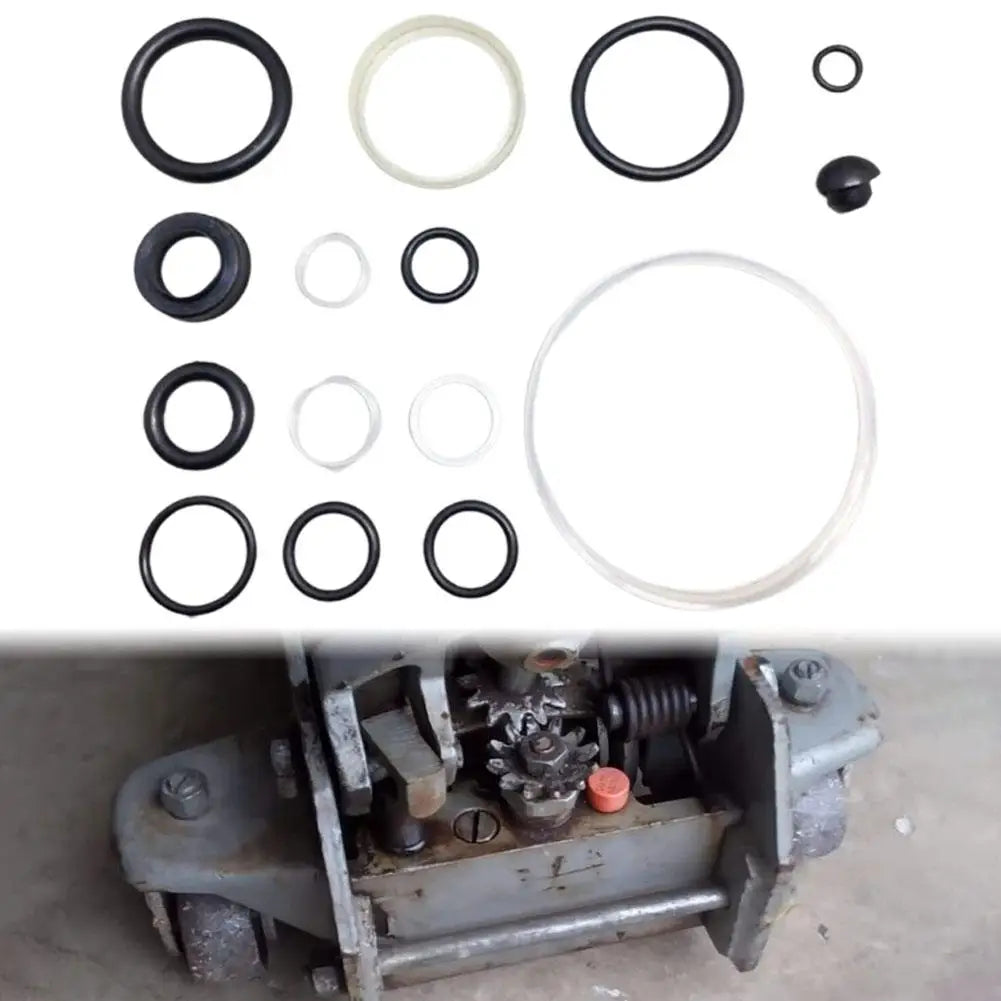 Hydraulic Jack Oil Seal Ring Kit Small O-Ring Horizontal 3 TON Repair Set Ball Link Rocker Jack Plunger Piston Oil Sealer Oasis Select