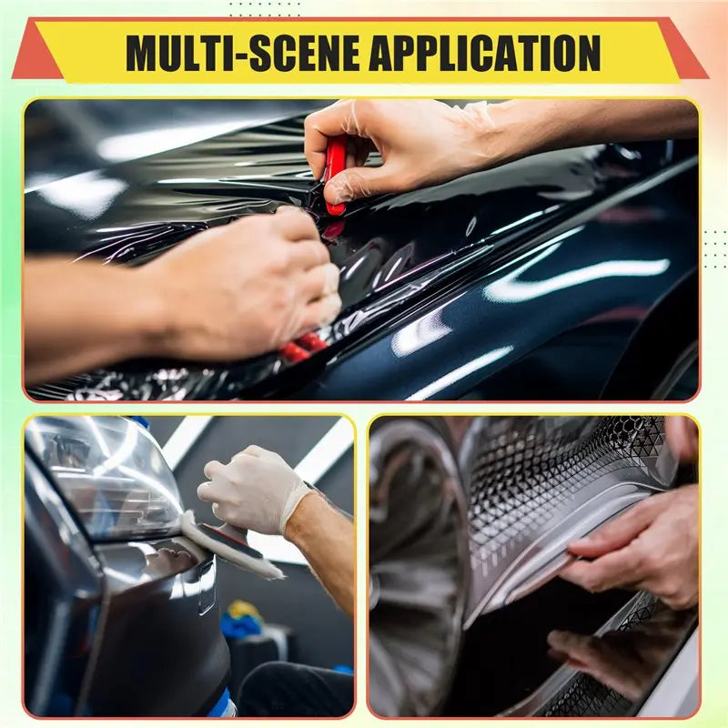 LIKE WISH Vinyl Stencil Kit For Car Radar Detector- Round Knob Precision Cut Template Tools 16-25Mm For Car Film Wrapping Oasis Select