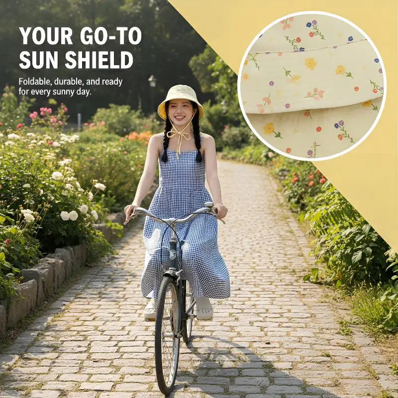 Floral Reversible Bucket Hat Women Sunhat uv차단 шляпа женская от солнца Gorros para el sol de mujer Wide Brim Cap zomer pet dames Oasis Select