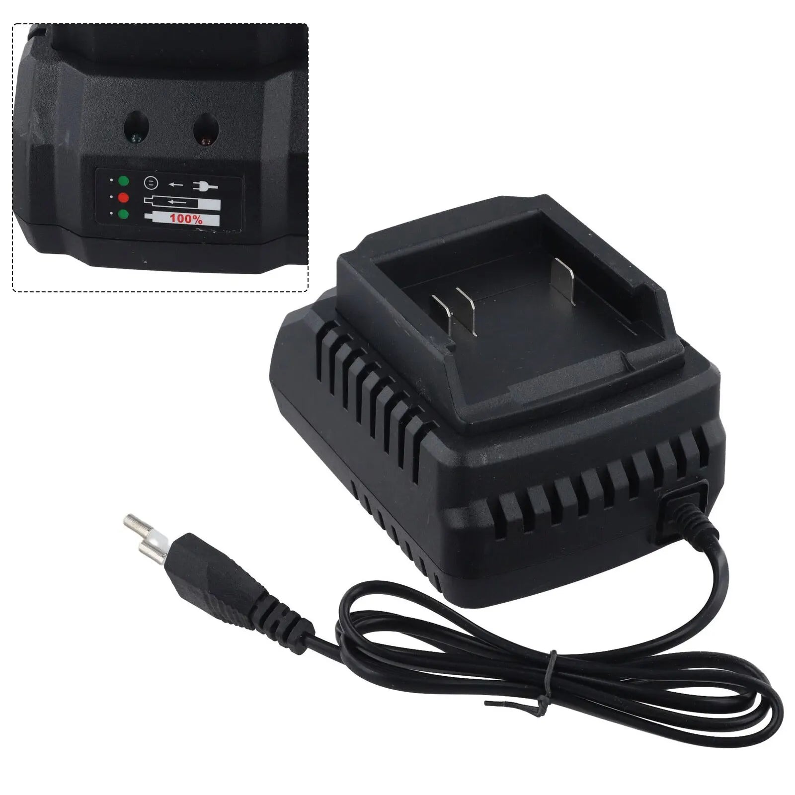 For BL1420 For BL1815 Grinder Battery Charger Power Tool Charger For ElectricDrillGrinder 21v Output 2A Current AC100-240V Input Oasis Select