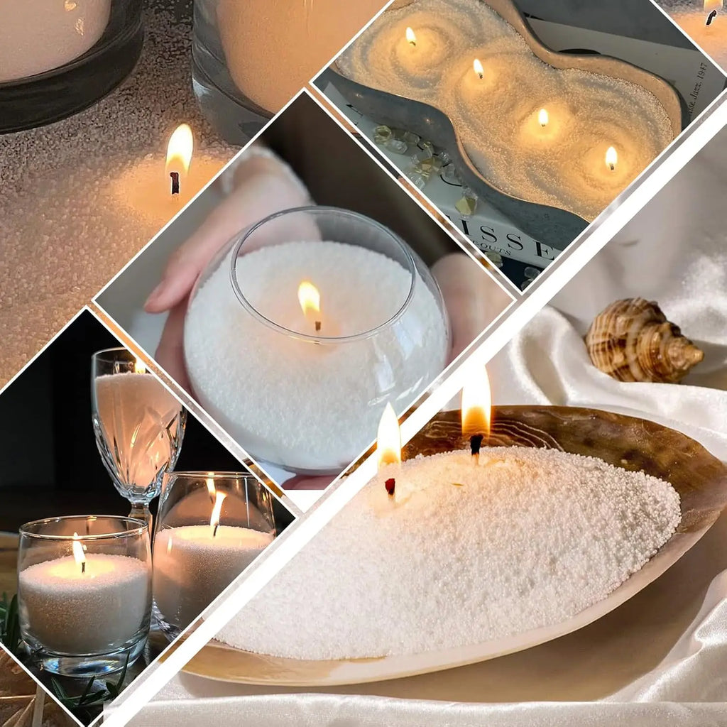 Sand Wax Ice Flower Wax – DIY Scented Candle Making Supplies