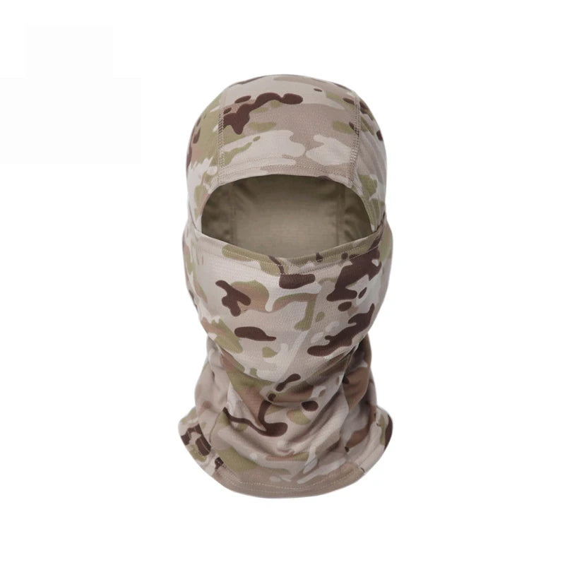 Camouflage Balaclava Hat Cycling Full Face Mask Outdoor Sports Hunting Hiking Ski Mask Motorcycle Helmet Inner Cap Oasis Select Desert CP