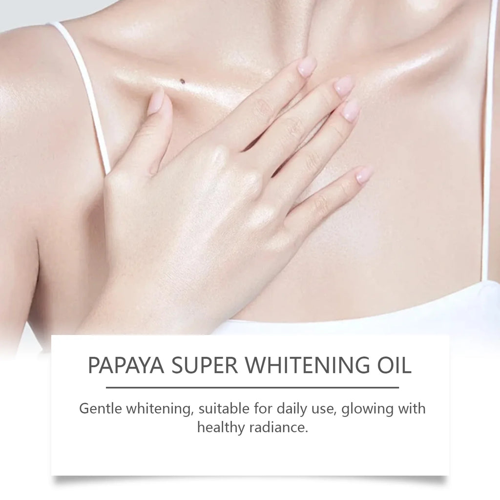 Papaya Whitening Body Oil Nourishing Brightening Skin Care Relaxing Muscle Smoothing Moisturizing Body Massage Skin Papaya Oil Oasis Select