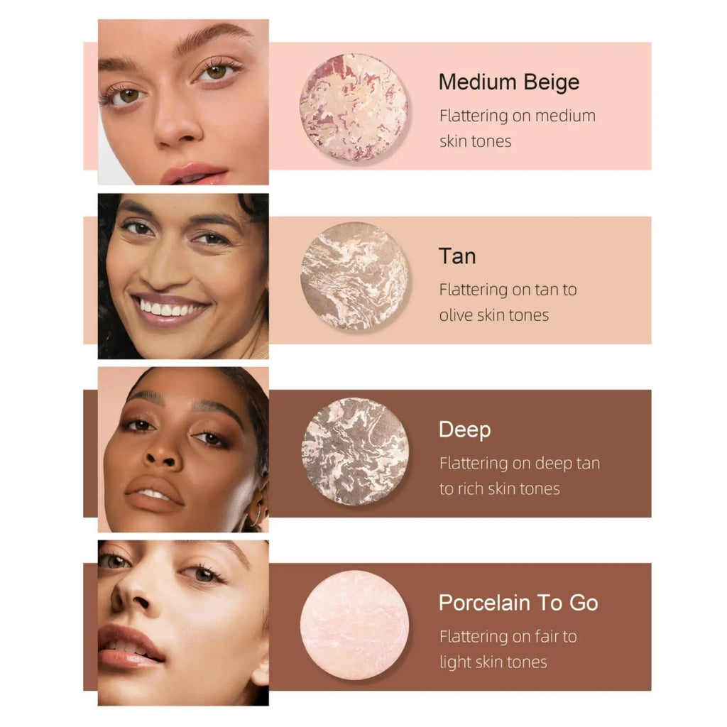 Handaiyan Baked Duo Matte Powder Foundation – 7 Shades