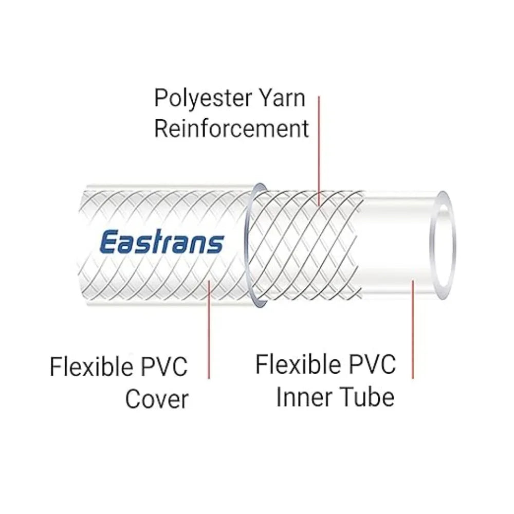 Reticulated Silicone Braided Tube Transparent Rebound High-Pressure Reticulated Conveying Silicone Braided Hose Oasis Select
