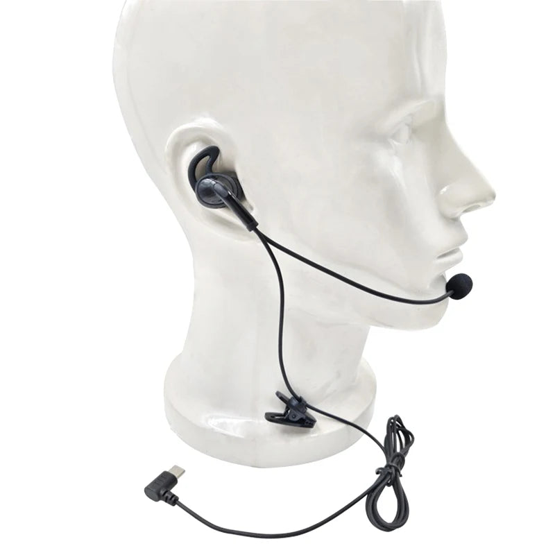 New Sale 1Pcs For V6 Pro V4C Plus Q8 F6 V7 Judge Ear Intercom Headset Type-C USB-C Interface Referee In-Ear Earphones Oasis Select