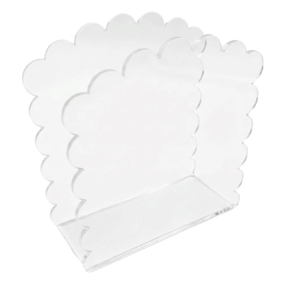 Transparent Acrylic Napkin Holder Vertical Holder Napkin Storage Napkin Organizer Freestanding U Shaped Tissue Box Dispenser Oasis Select Style 2