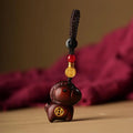 Creative Sandalwood Horse Pendant Keychain Year Of The Horse Mobile Phone Chain Backpack Hanging Decoration New Year Gifts Oasis Select A1