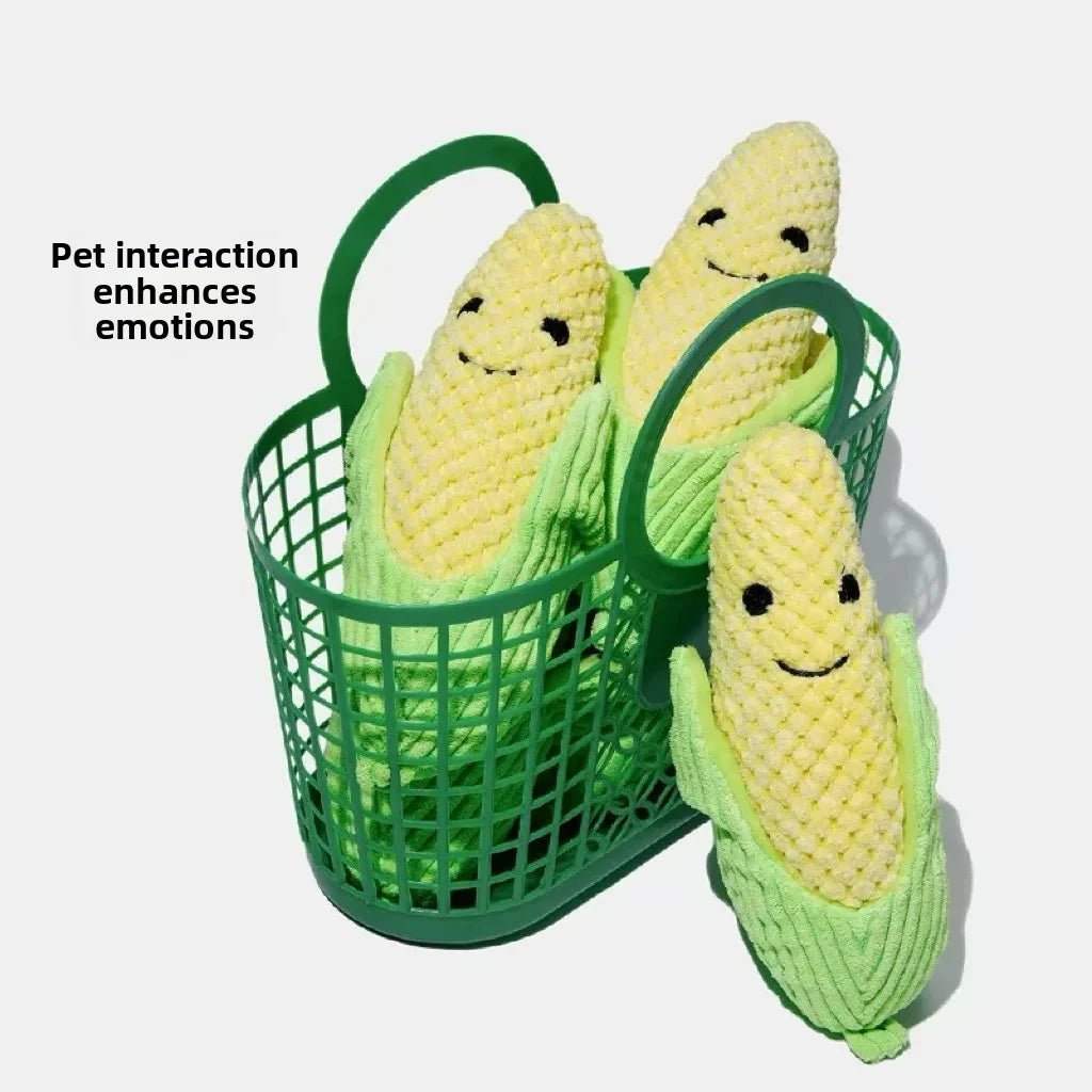 Dog Voice Toy Teeth Grinding and Cleaning Simulation Broccoli Plush Doll Small and Medium sized Dog Self Hi Soothing Tool Oasis Select