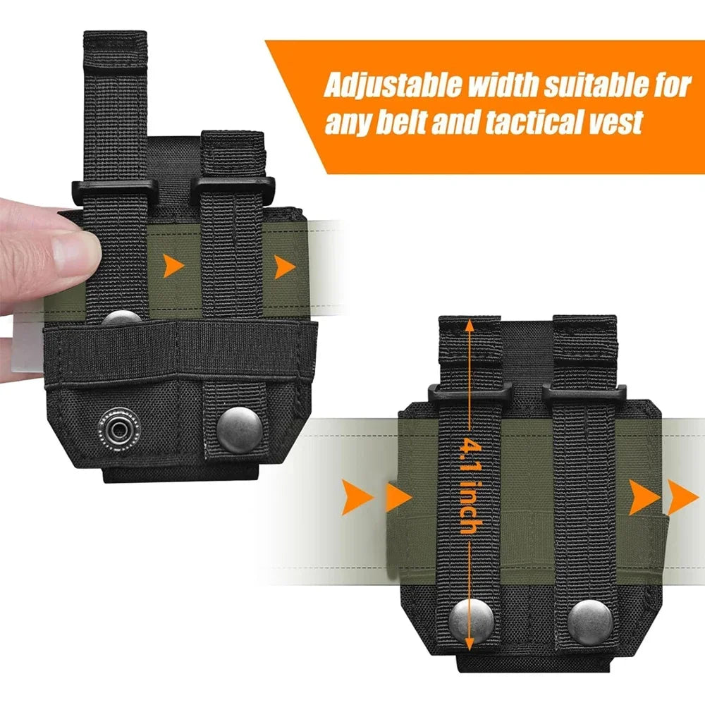 Molle Handcuff Pouch Shackles Holder Case Quick Draw Universal Handcuff Holster Standard Chain Cuff Cover Belt Pouch Oasis Select